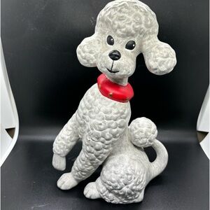 Ceramic Poodle Figurine